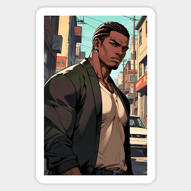 GTA CJ Carl Jonson Sticker by YourStyleB